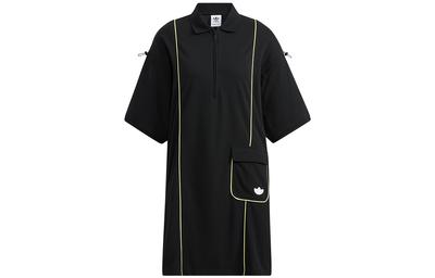 Originals Kurzarmkleid Damen Schwarz HC6582
