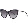 Ochelari de Soare Damă Saint Laurent Ochi de Pisică cu Gradient Fumuriu Sl M48sa 002 56