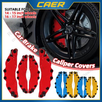 Capa universal para pinça de freio de carro, disco protetor resistente ao calor para roda dianteira, traseira, modificação de corrida, concha 3D, decoração automotiva