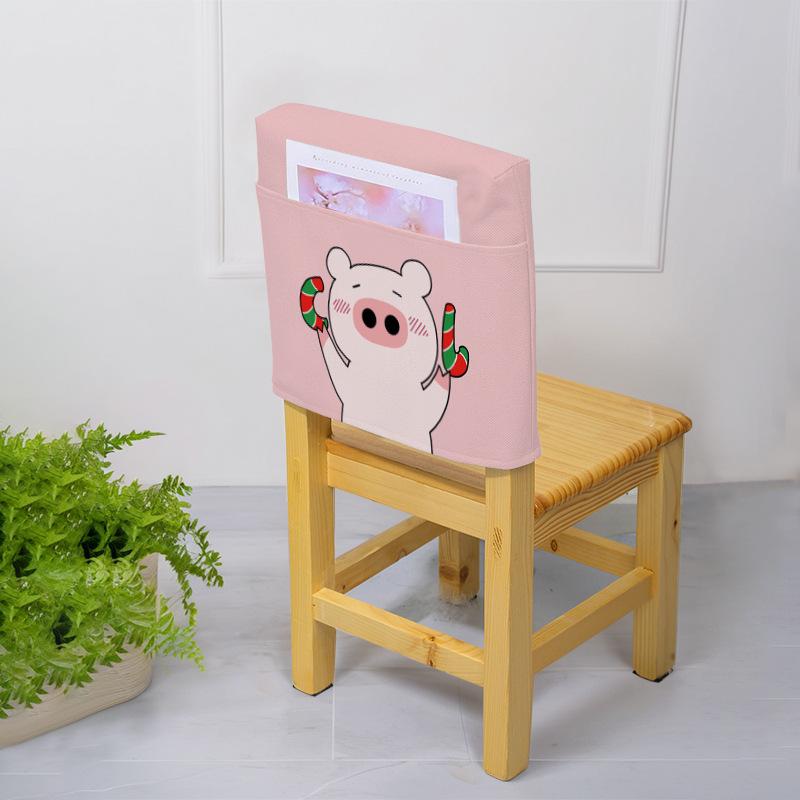 

Kindergarten School Classroom Backrest Chair Pockets For Classrooms Seat Back Pocket Space-Saving Chair Back Organizer Bag 30x30cm