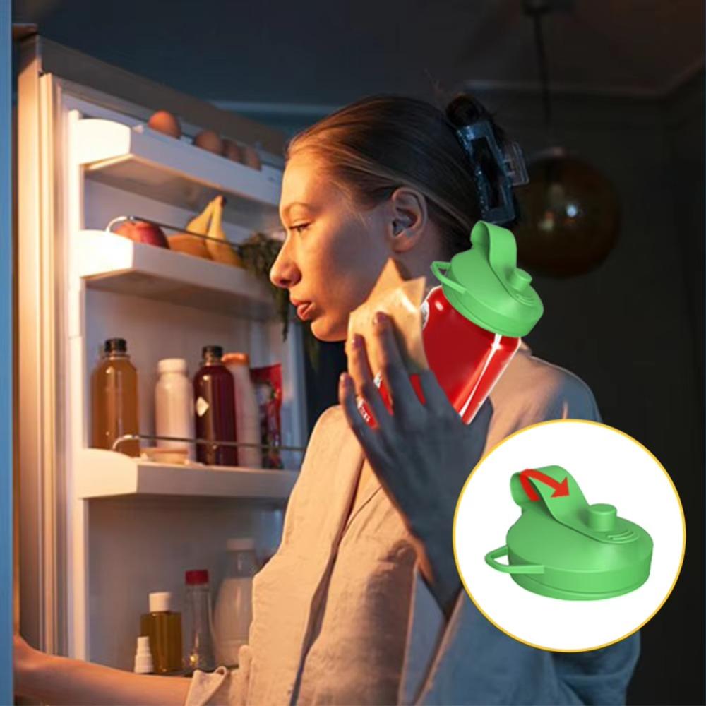 Auslaufsicherer Getränkedosendeckel mit Teleskopstrohhalm Dosendeckel für Soda für Dosengetränke