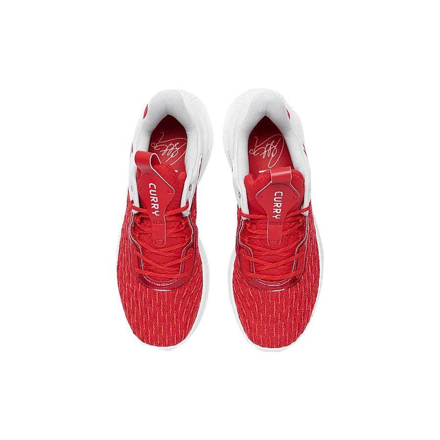 Curry Brand Curry Flow 9 Team White Red Men Sneakers 3025631-100