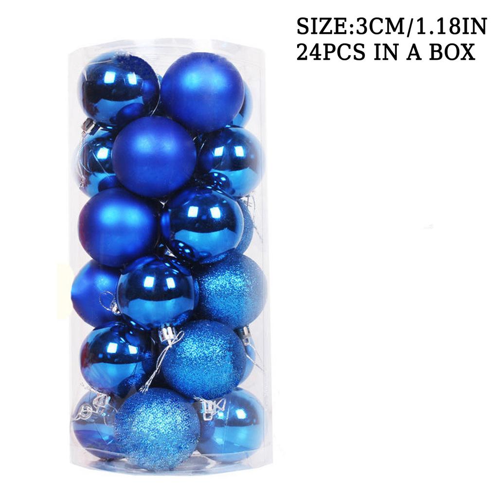 3CM Christmas Ball Christmas Tree Decoration Ornaments for New Year Halloween for Home Decor Navidad Pendant Ball Accessories