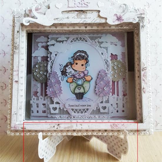 Support Album Po Holder Metal Cutting Dies DIY Scrapbooking Paper Stencil