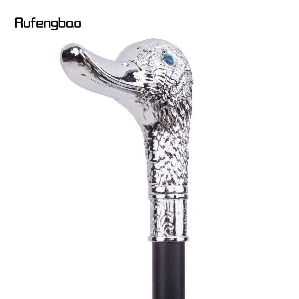 White Duck Head Fashion Walking Stick Decorative Stick Cospaly Vintage Party Fashionable Walking Cane Crosier 95cm