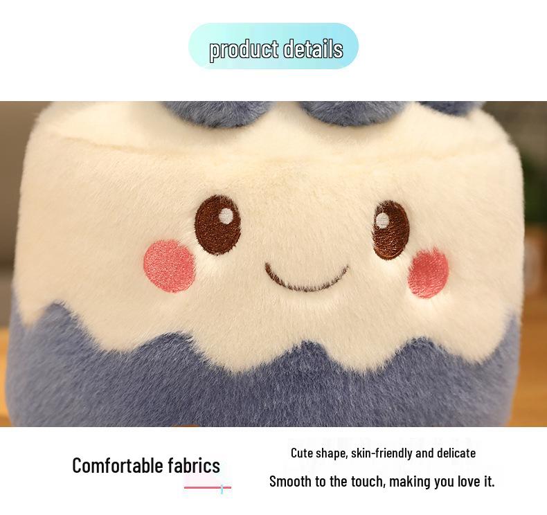 Blueberry Strawberry Dessert Plush Toy - Children's Birthday Gift