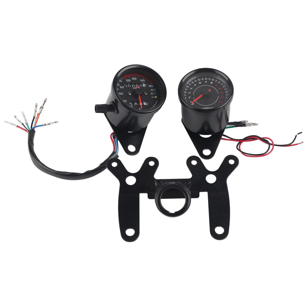 Universal Motorcycle Odometer Speedometer Retro Modified Instrument Accessory