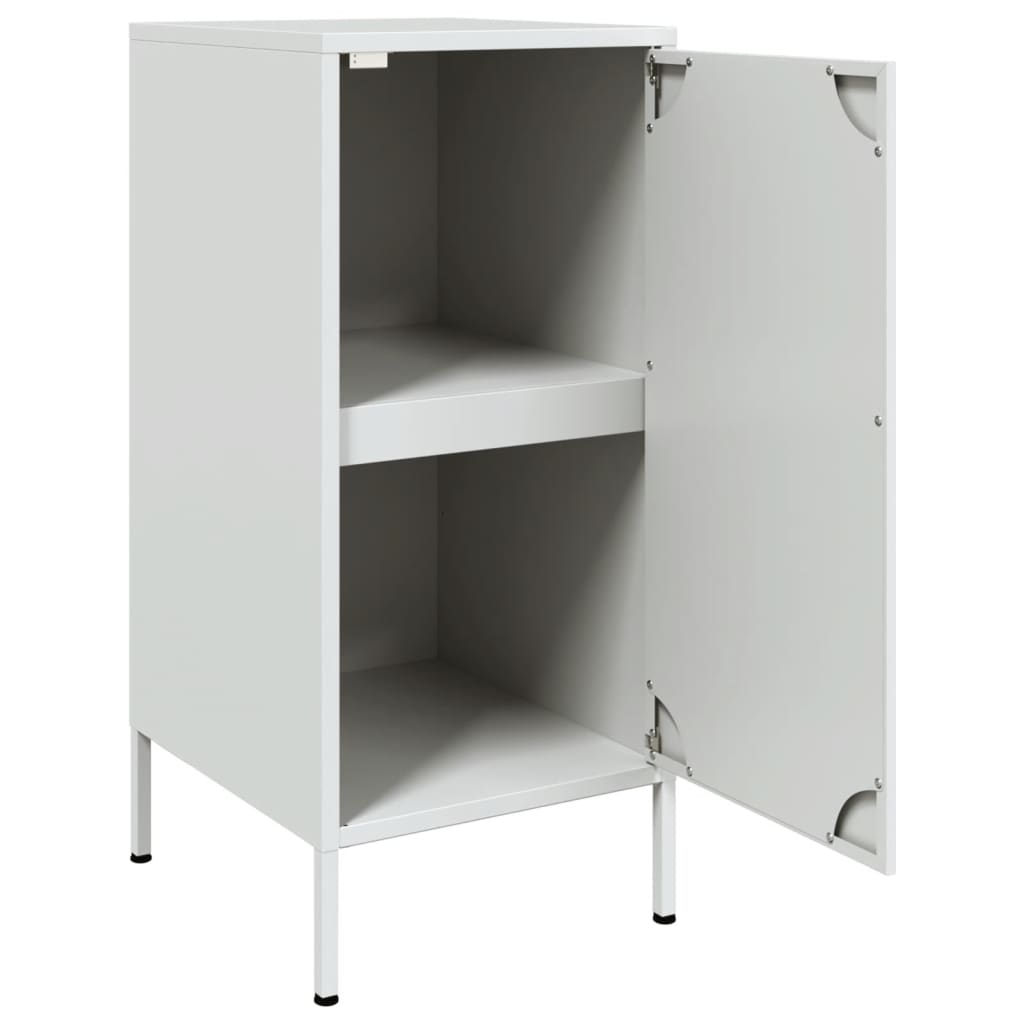 Sideboards 2 pcs White 36 x 39 x 79 cm Steel