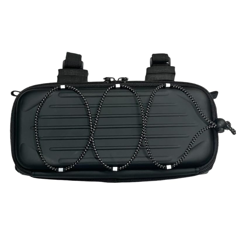 PRCCA FO Front Bag, Bicycle Handlebar Bag with Front Closure, Lightweight, and Large Storage Capacity, Compatible with Road and Gravel Bikes