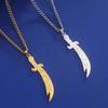 Imam Ali Zulfiqar Zwaard Hanger Ketting Amulet voor Mannen