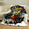 Chinese Dragon Pattern Blanket Bedroom Blanket for Livingroom Couch Lunch Break Soft Throw for Friend's Festival Gift