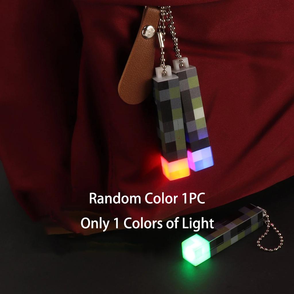 Rechargeable Pixel Compass Keychain Gaming Peripheral Simple Design Home Decor Real-world Use Toys for Kids Birthday Xmas Gift