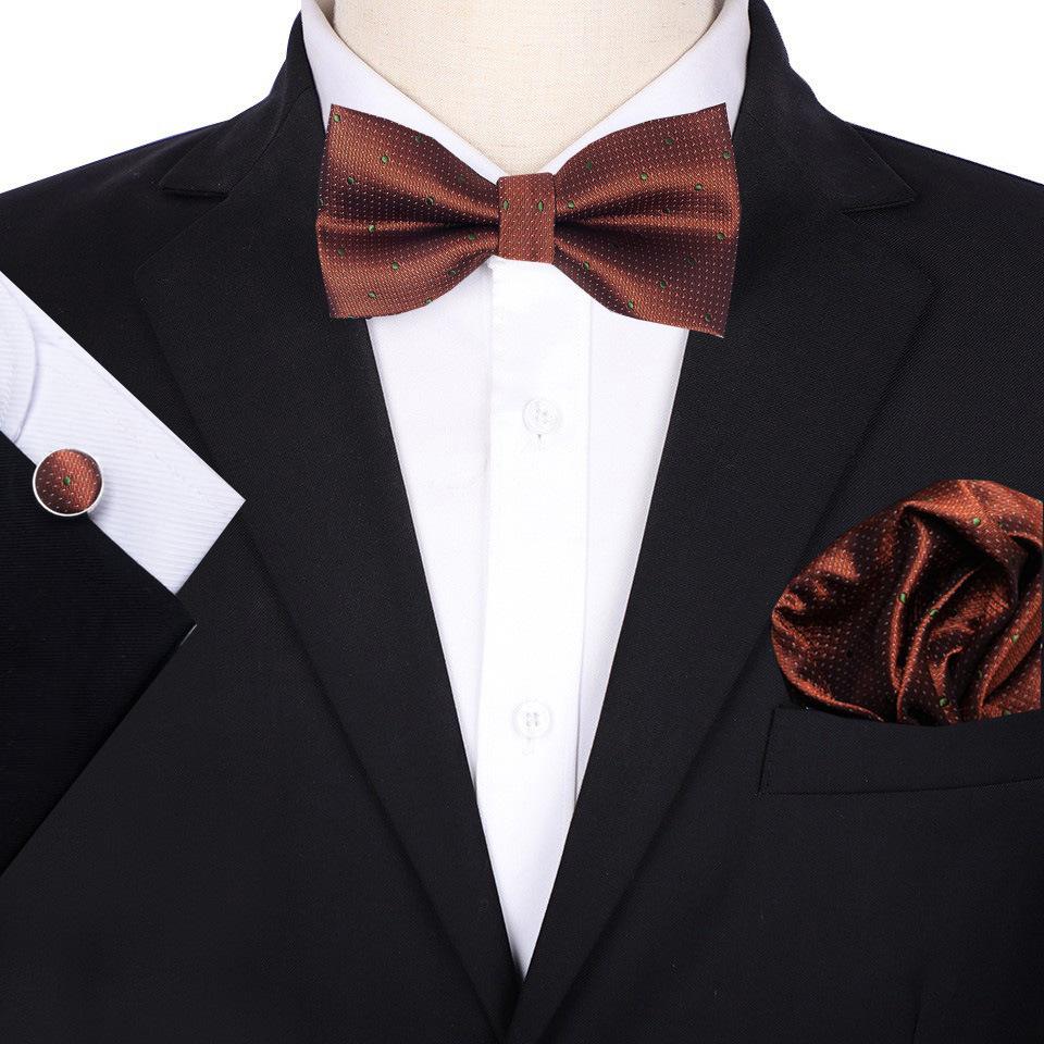 Men'S Groom Wedding Host Solid Color Bow Tie Best Man Suit Korean Version Shirt Bow Tie Wedding Men'S Bow