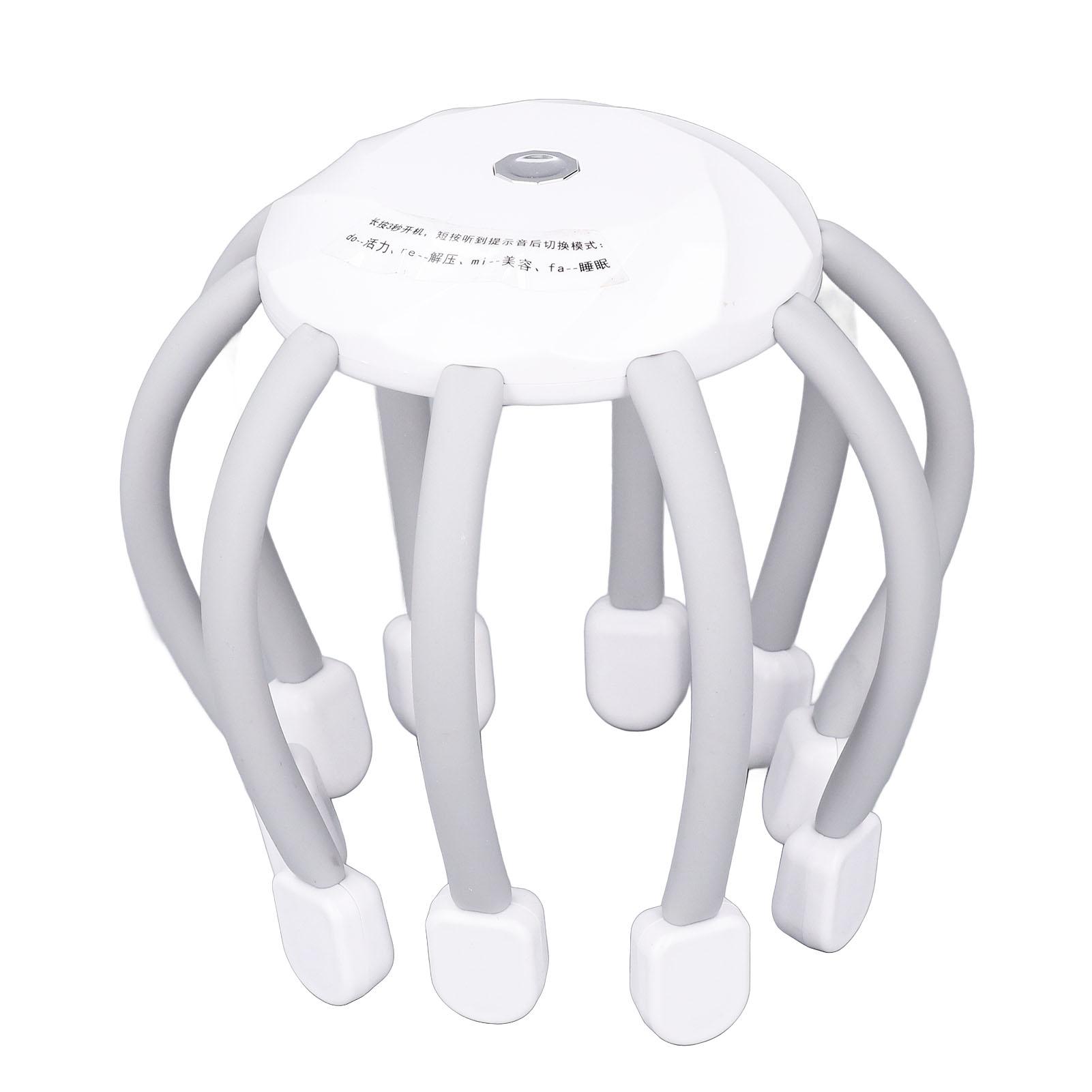 

Электрический массажер для головы с когтями и подогревом, 4 режима, красный светодиодный свет, беспроводной, портативный, вибрационный, для кожи головы