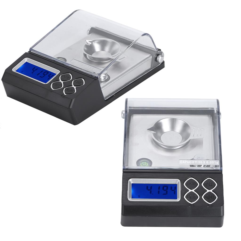 Portable Mini High Accuracy Electronic Jewelry Scale Balance Kitchen Accessory 30g/0.001g