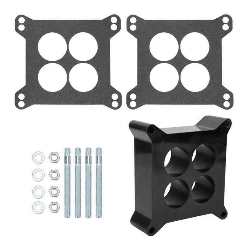 For Holley Chevy 4Bbl Sbc Bbc Engine Carburetor Spacer 2In 4 Hole Open Center Style Replacement For Holley Carb