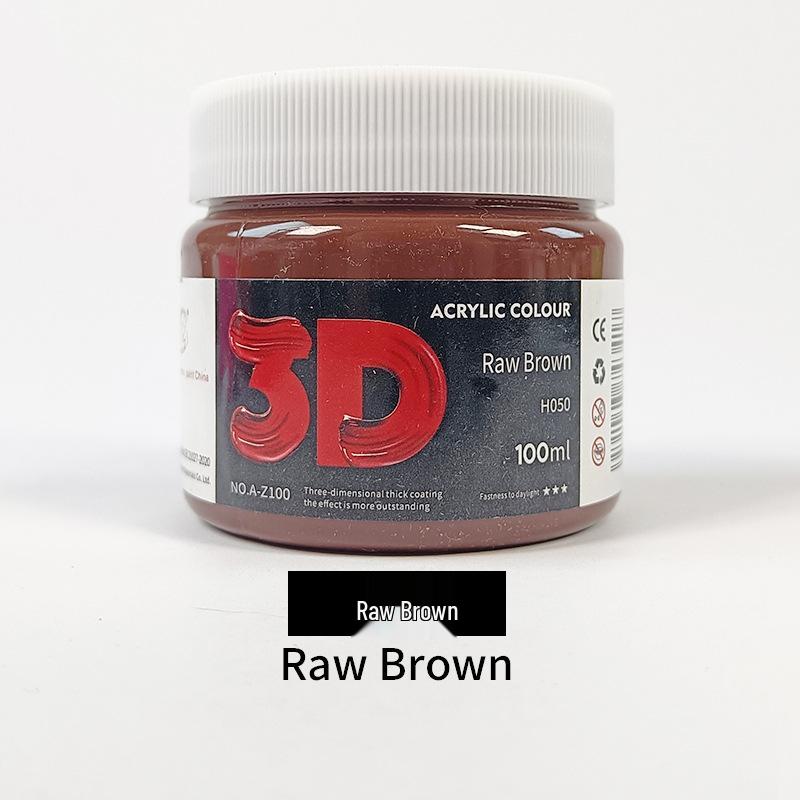 100ml Acrylic Paint for Children's Doodles and Plaster Dolls
