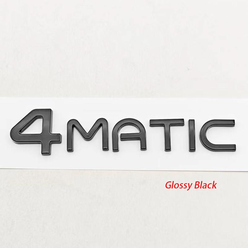 CXEHU1 3D ABS Car Letters Logo 4MATIC Badge Sticker Rear Trunk Emblem Decals For Mercedes Benz EQA250 EQA260 EQA300 EQA350 Accessories