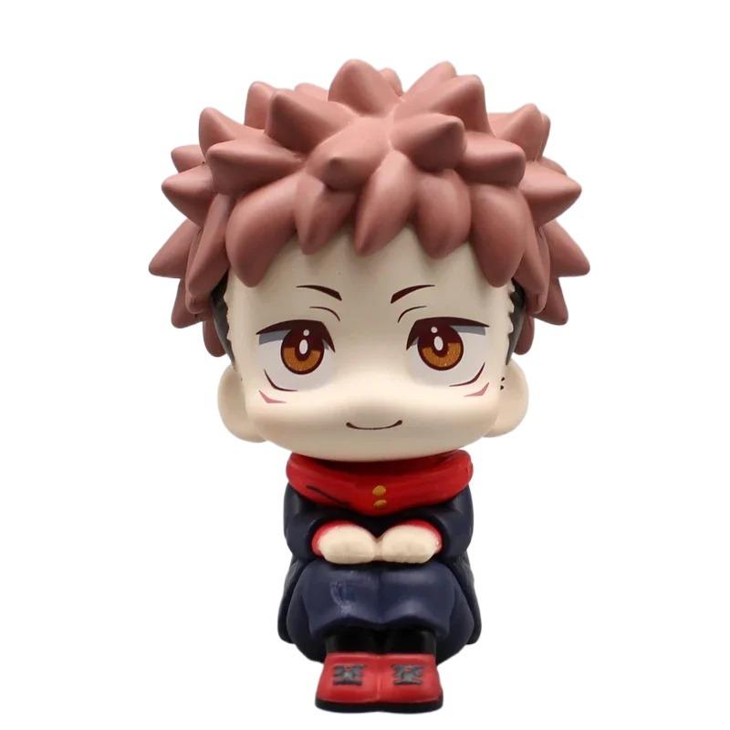 

Hot! Big Head Dolls 4 in 1: JJK Gojo/Geto, Blue Lock Football, Gintama Stand | Q-style PVC Figure Decor Gift армія зелений колір