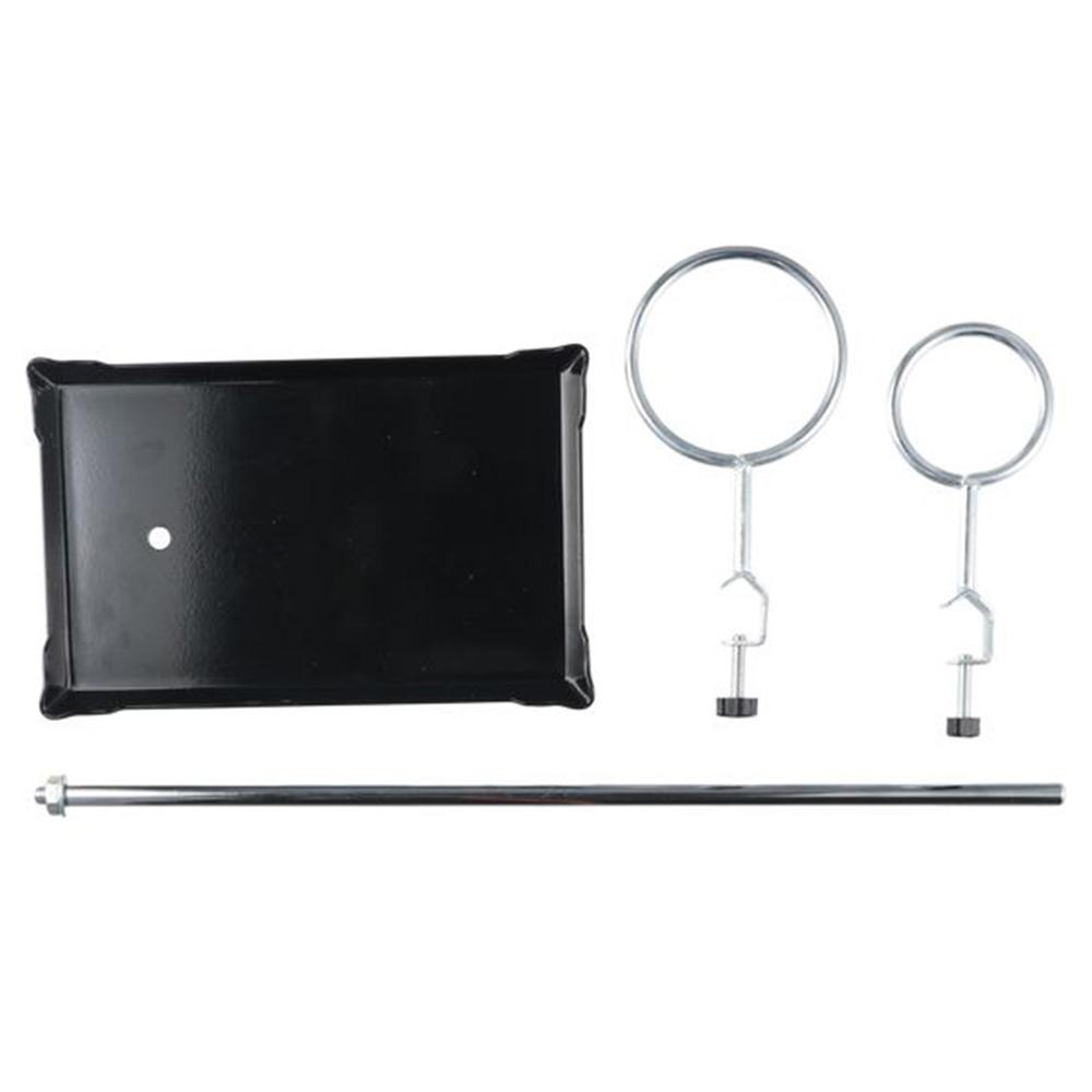 

Rod 16 L Laboratory Stands Support with Cast Iron Base Flask Ring Clamps Chemistry