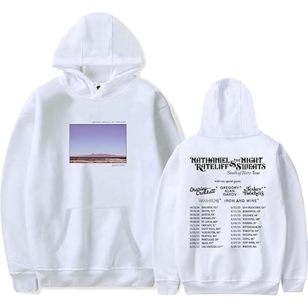 Nathaniel Rateliff Merch Sud De Aqui Tour Men's Hoodie