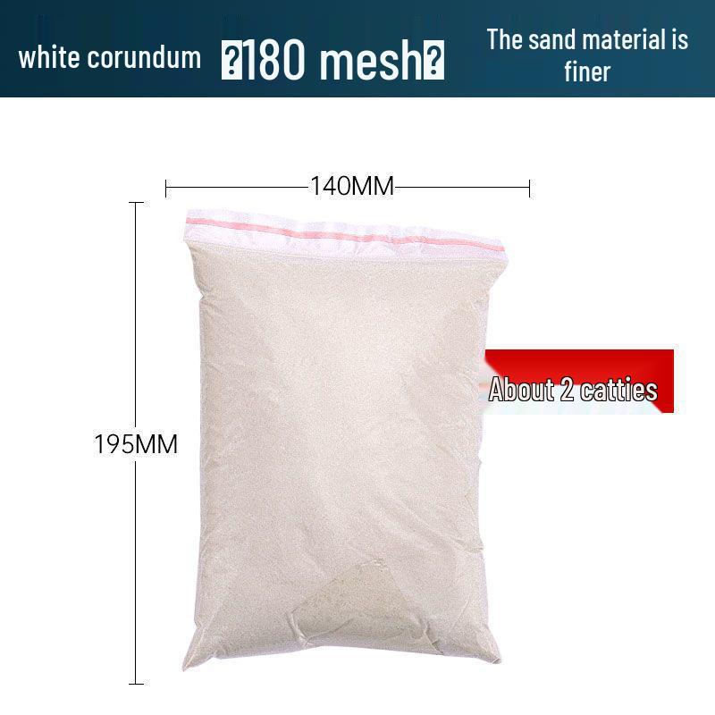 Sandblasting Machine with Brown/White Corundum, Glass Beads, and Emery for Abrasive Sand Use