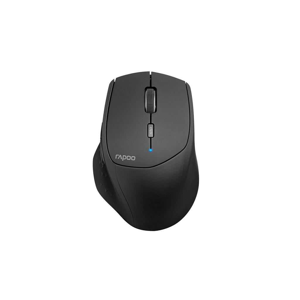 Japanese Rapoo Hybrid Mouse Bluetooth Connection 1600dpi Sensor 8 Buttons Wireless Mouse MT550 Black [Official distributor] 5.0/2.4GHz