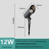 Waterproof Outdoor Tree Spotlight with Garden Ground Plug, Lawn Floodlight for Courtyard Landscapes