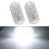 1 Sæt 12-80V Trailer Bil Lastbil Signallampe Indikatorlys 6LEDs Høj Lysstyrke Vandtæt Strobe Lys LED Flash Advarselslys