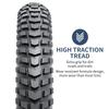 YunSCM 20x3.0 Tires, 20x3.0 76-406 Bicycle Tires, Compatible with 20-inch 3.0 Fat Bikes, Y-016-A