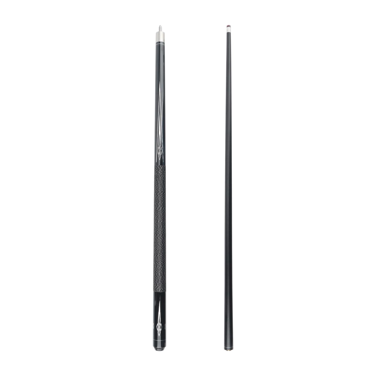Black Tech 1/2 Split Big Head Pool Cue - Hardened Chinese Eight Ball  Nine Ball Cue