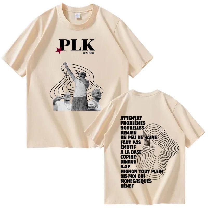 Rapper PLK 2026 Graphic Tshirt Men Women Clothes Fashion Pop Music Tshirts Casual Cotton Cozy Short Sleeves T Shirts Streetwear
