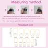 24Pieces Festive Press On Nail With Jelly Adhesive And Emery Board Christmas Themed Reusable Fake Nail For Women