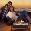 Portable Indoor/Outdoor Tabletop Fireplace: Small Decorative Real Fire Stove
