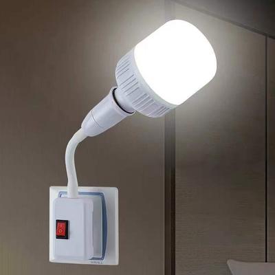 E27 Lampensockel Verstellbarer Drehbarer Halter Licht Flexibel Biegsam Mobil Test LED Lichtfassung Glühbirnenadapter Stecker Schalter