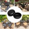 Pack of 32 Durable Iron Furniture Foot Glides Wrought Iron Patio Furniture Glides Outdoor Chair Leg Feet Protector