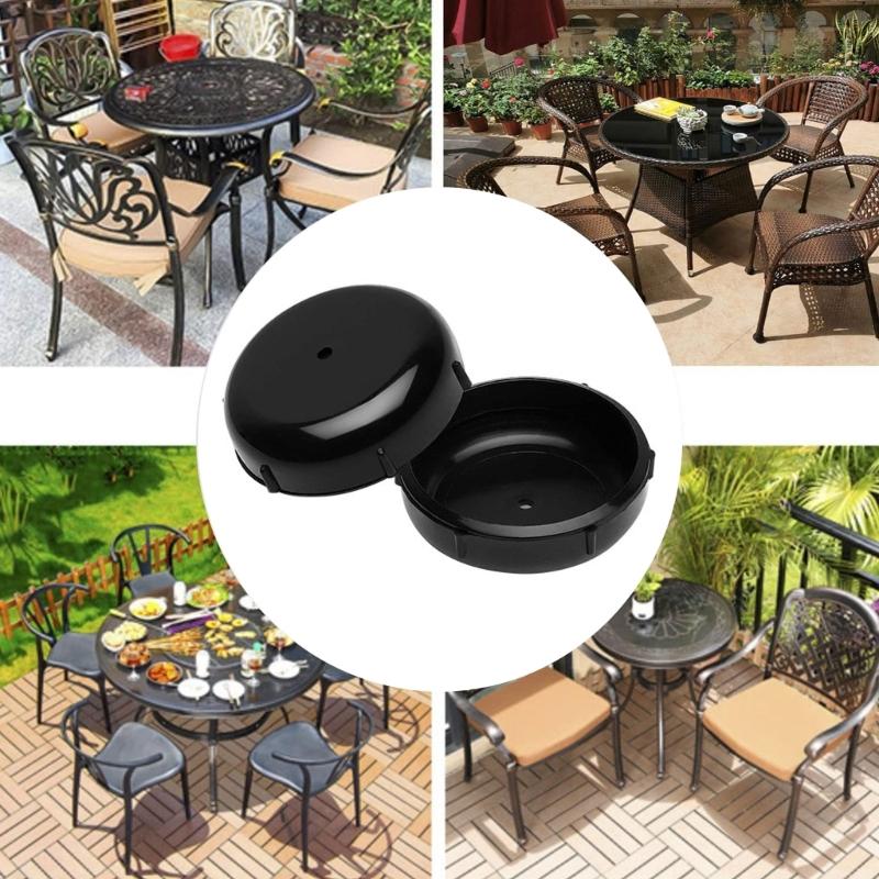 Pack of 32 Durable Iron Furniture Foot Glides Wrought Iron Patio Furniture Glides Outdoor Chair Leg Feet Protector