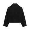 Women's Solid Color Fashionable Soft Woolen Short Jacket Jacket