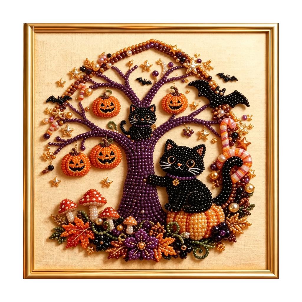 Halloween Kit with Beads, Complete DIY Set for Adults and Kids