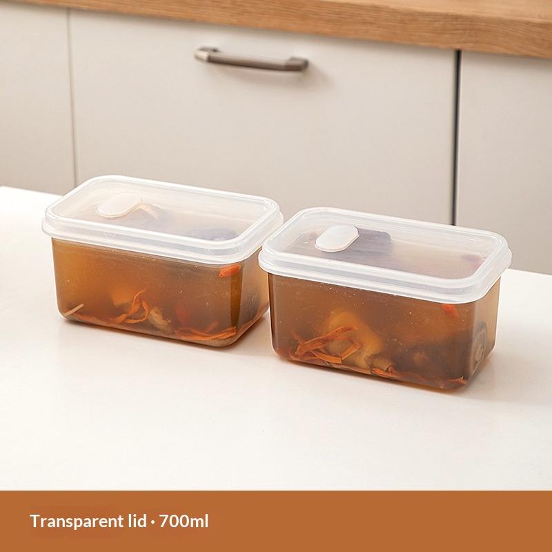 Freezer Tray With Lid - Durable Kitchen Storage For Soup, Broth & Sauces Stackable Food Prep Storage Container Kitchen Jar