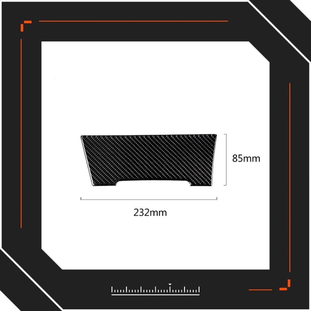 For Vw Golf Mk 7 Interior Console Cigarette Lighter Panel Cover Trim Carbon Fiber 2013 2014 2015 2016 2017