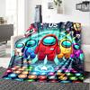 1pc Blanket - Among Us  Print Design,Lightweight Blanket for Sofa,Bed- Soft &Warm,Gift for All Seasons