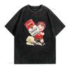 Campbell Suppe Kinderessen Maskottchen T-Shirt vintage Gewaschen Grafik Bequem Stilvoll Dehnbar Weich Herren Designer Kleidung Lässig
