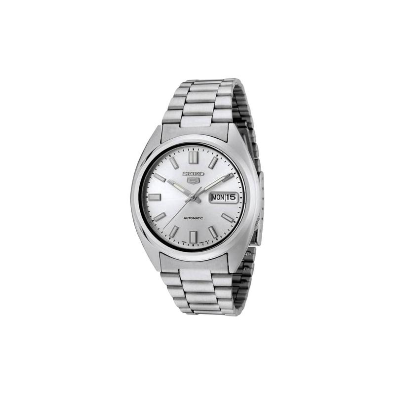 SEIKO 30 meters waterproof Automatic Steel Strap men s watch silver dial SNXS73K1 серебряный