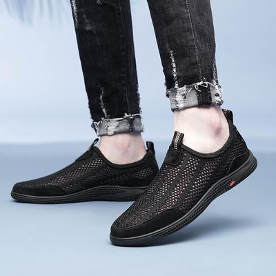 Pantofi Plați de Vară la Modă Pantofi Casual pentru Bărbați Plasă Respirabilă Pantofi pentru Bărbați Modă de Exterior Mocasini pentru Bărbați Adidași Antiderapanți Pantofi Ușori pentru Condus