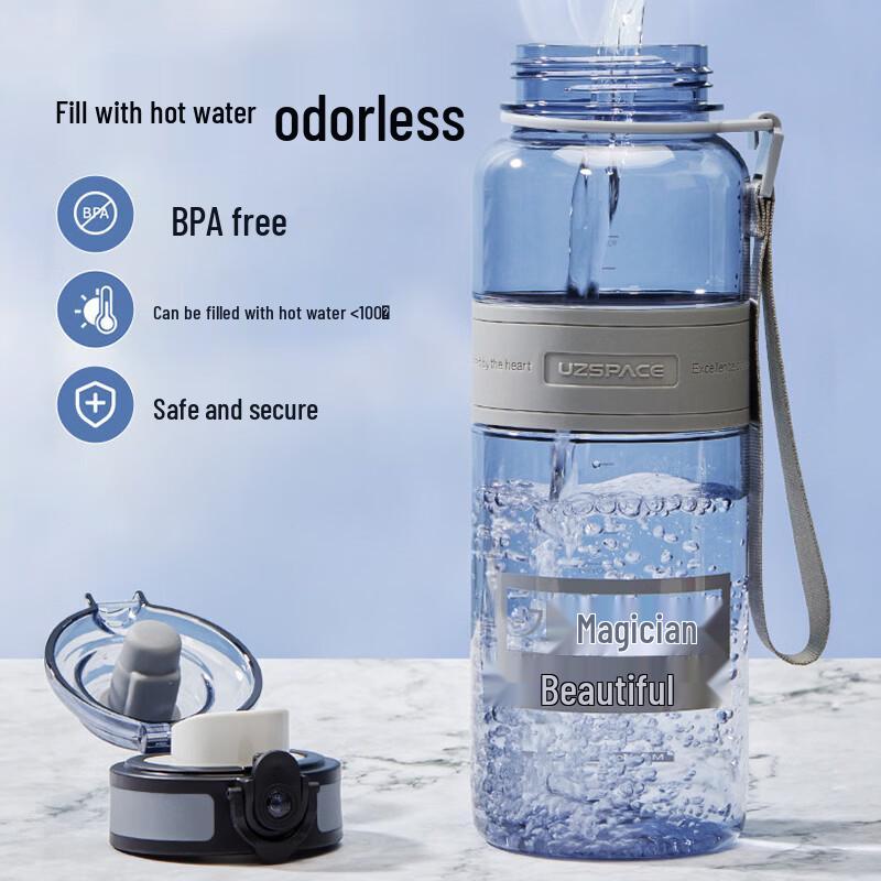 Tritan Sports Water Bottle with Tea Infuser