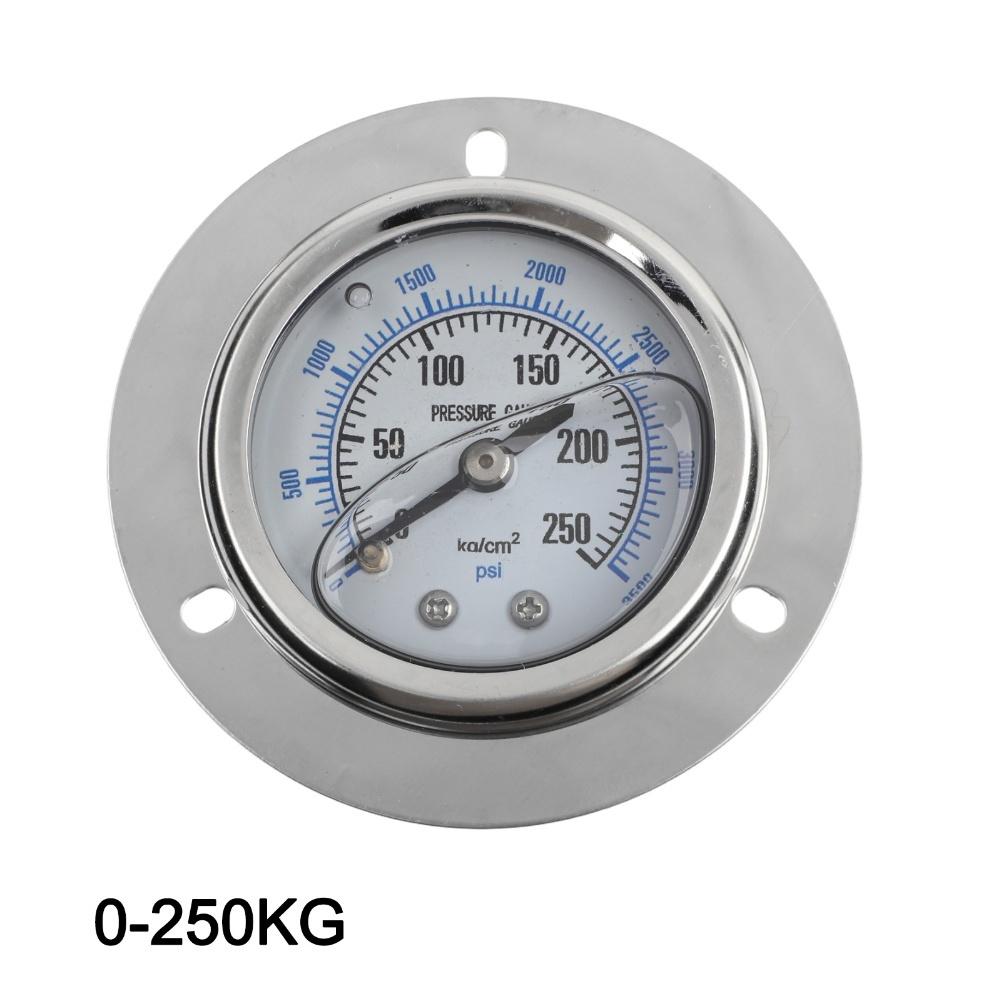 For DIY Tasks 50mm Dial Diameter 250KG Pressure Meter Automotive Pressure Gauge Advanced Sensing Technology Easy To Read Gauges