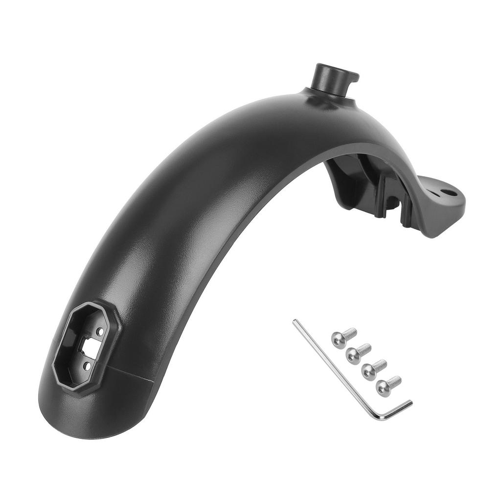 Uprgades Electric Scooter Rear Fender Splash Proof 4 Hole Mudguard Replacement Plastic Rear Fender for 8.5 Inch Scooters