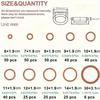 351pcs Silicone O-ring Set With Box, 10 Sizes Oil Heat Resistant For Cars Pipelines Circular Rubber Sealing Ring Gasket Pad