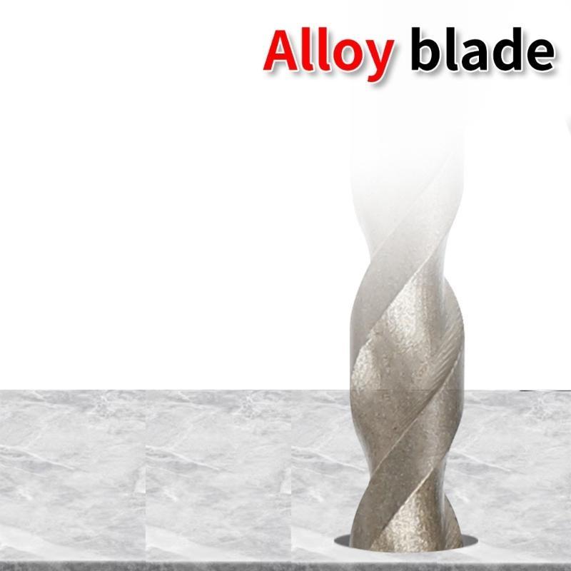 5pcs Hexagonal Shank Tooth Eccentric Drill Bits for Ceramic and Concrete